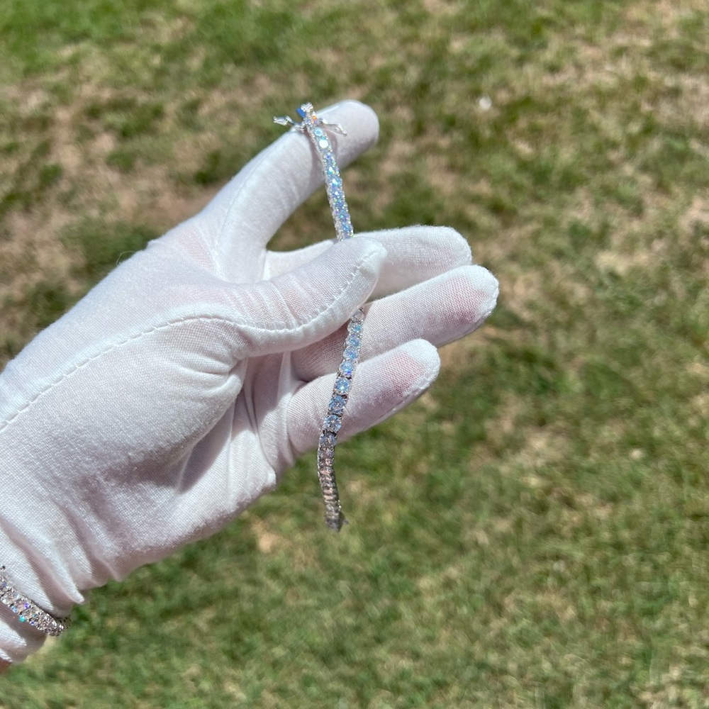 5MM Moissanite Diamond Tennis Bracelet